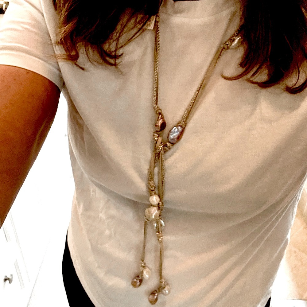 New Mela Pearl Lariat